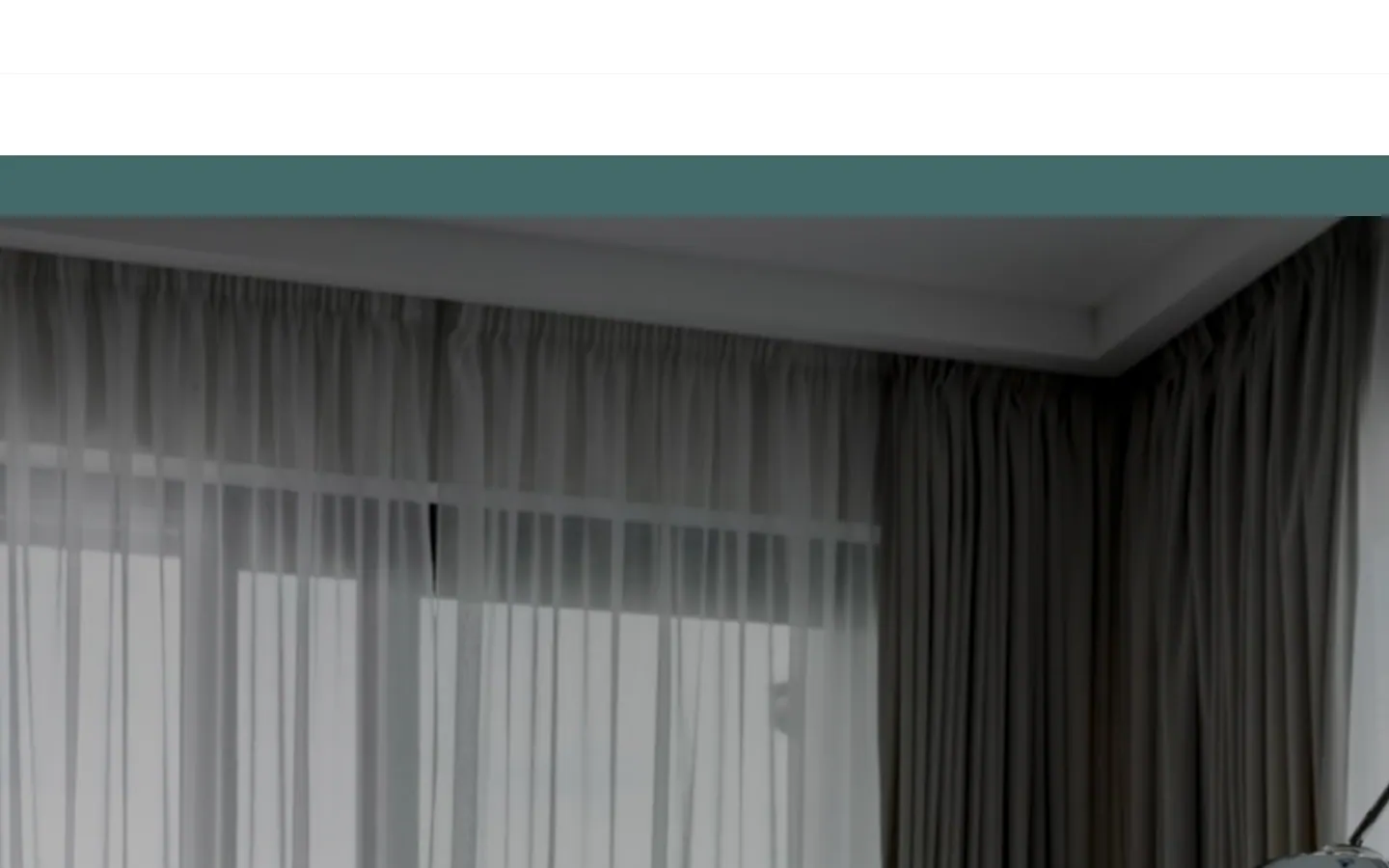 Captură de ecran a site-ului Atelierul de Draperii, pagina principală