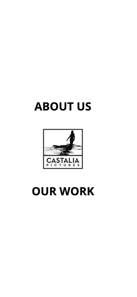 Captură de ecran a site-ului Castalia Pictures, versiunea pentru telefon