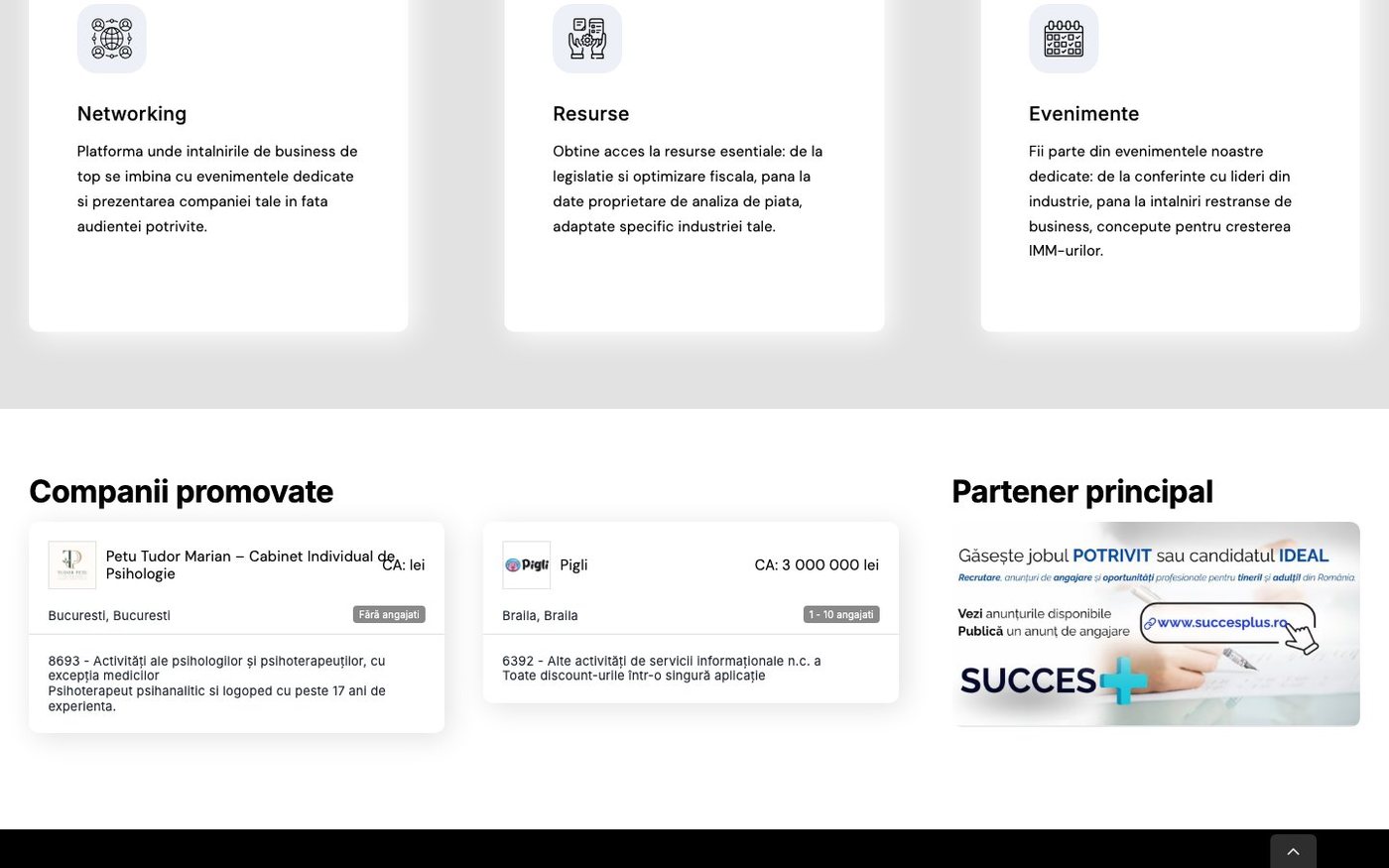 IMM Connect – captură