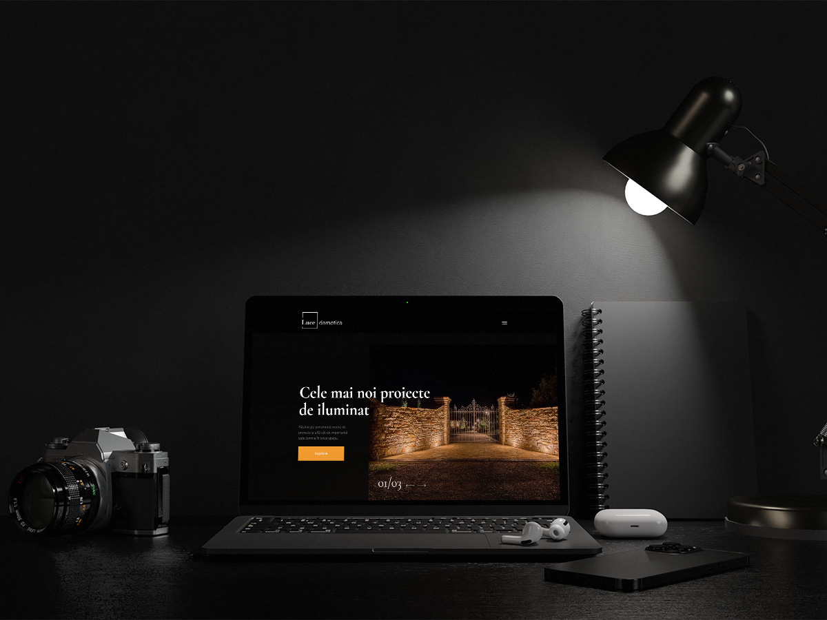 Proiect LuceDomotica realizat de Web48 &ndash; Web design si Web development si Graphic design